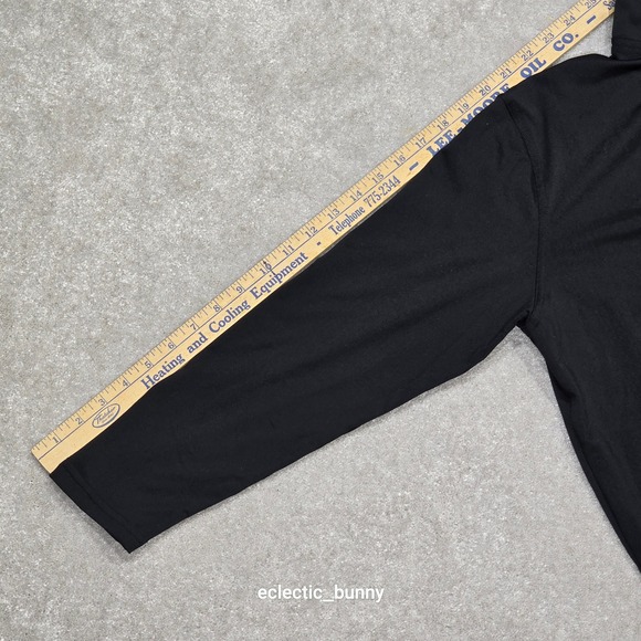 Boombah Kids YXL Black Quarter Zip Pullover DE Pitchfork Logo Performance Top - Picture 7 of 9